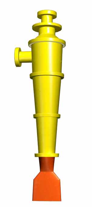裝有魚嘴設計的鑫海水力旋流器